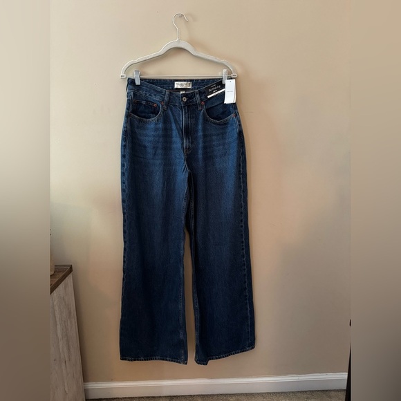 Abercrombie & Fitch Denim - Abercrombie & Fitch Dark Blue Flare Jeans